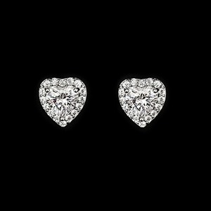 [메종누보테] 로맨틱 하트 이어링, Romantic heart Earrings